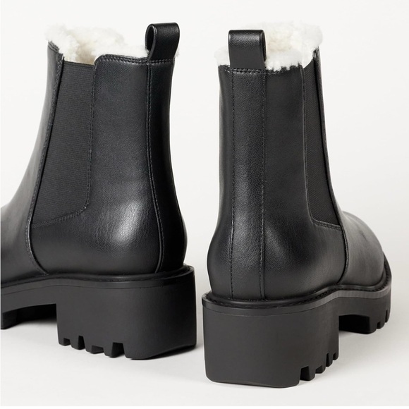 The Drop Women's Campbell Sherpa Chelsea Boot Sz 10 - Picture 3 of 8